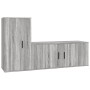Set de muebles para TV 2 pzas madera contrachapada gris Sonoma