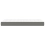 Colchón de muelles ensacados tela gris oscuro 90x190x20 cm de vidaXL, Colchones - Ref: Foro24-347695, Precio: 145,93 €, Descu...
