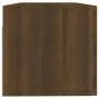 Armario pared madera contrachapada marrón roble 100x36,5x35 cm de vidaXL, Taquillas y armarios de almacenamiento - Ref: Foro2...