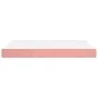 Colchón de muelles ensacados terciopelo rosa 140x200x20 cm de vidaXL, Colchones - Ref: Foro24-347813, Precio: 191,43 €, Descu...