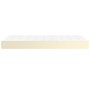 Cream synthetic leather pocket spring mattress 100x200x20cm by vidaXL, Mattresses - Ref: Foro24-347744, Price: 155,97 €, Disc...