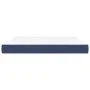Colchón de muelles ensacados tela azul 160x200x20 cm de vidaXL, Colchones - Ref: Foro24-347820, Precio: 242,35 €, Descuento: %