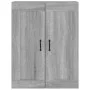 Armario colgante de pared gris Sonoma 69,5x32,5x90 cm de vidaXL, Aparadores - Ref: Foro24-817397, Precio: 66,34 €, Descuento: %