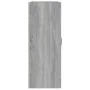 Armario colgante de pared gris Sonoma 69,5x32,5x90 cm de vidaXL, Aparadores - Ref: Foro24-817397, Precio: 66,34 €, Descuento: %