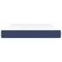 Colchón de muelles ensacados tela azul 140x200x20 cm de vidaXL, Colchones - Ref: Foro24-347800, Precio: 228,62 €, Descuento: %