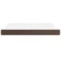 Colchón muelles ensacados cuero sintético marrón 180x200x20 cm de vidaXL, Colchones - Ref: Foro24-347845, Precio: 283,53 €, D...