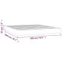 Colchón muelles ensacados cuero sintético marrón 180x200x20 cm de vidaXL, Colchones - Ref: Foro24-347845, Precio: 283,53 €, D...