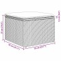 Conjunto de sofá de jardín 6 pcs Gris Poliratán