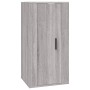 Set de muebles para TV 3 pzas madera contrachapada gris Sonoma