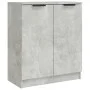 Dreiteiliges Sideboard aus betongrauem Sperrholz von vidaXL, Sideboards - Ref: Foro24-3115783, Preis: 194,69 €, Rabatt: %