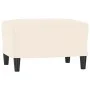 Cremefarbene Samtbank 70x35x41 cm von vidaXL, Banken - Ref: Foro24-349405, Preis: 50,02 €, Rabatt: %