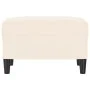 Cremefarbene Samtbank 70x35x41 cm von vidaXL, Banken - Ref: Foro24-349405, Preis: 50,02 €, Rabatt: %