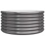 Jardinera acero galvanizado antracita 80x80x36 cm