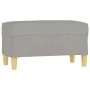 Banco de tela gris claro 70x35x41 cm de vidaXL, Bancos - Ref: Foro24-349367, Precio: 51,85 €, Descuento: %