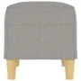 Banco de tela gris claro 70x35x41 cm de vidaXL, Bancos - Ref: Foro24-349367, Precio: 51,85 €, Descuento: %