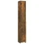 Badezimmerschrank aus geräuchertem Eichensperrholz, 25 x 26,5 x 170 cm von vidaXL, Badezimmermöbel - Ref: Foro24-815960, Prei...