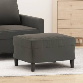 Dark gray velvet footstool 60x50x41 cm by vidaXL, Ottomans - Ref: Foro24-349294, Price: 53,24 €, Discount: %