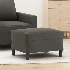 Dunkelgrauer Samt-Fußhocker 60x50x41 cm von vidaXL, Osmanen - Ref: Foro24-349294, Preis: 53,08 €, Rabatt: %
