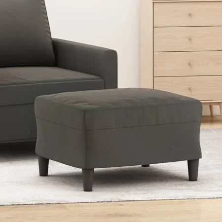 Dark gray velvet footstool 60x50x41 cm by vidaXL, Ottomans - Ref: Foro24-349294, Price: 53,81 €, Discount: %