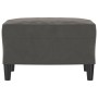 Dunkelgrauer Samt-Fußhocker 60x50x41 cm von vidaXL, Osmanen - Ref: Foro24-349294, Preis: 53,24 €, Rabatt: %