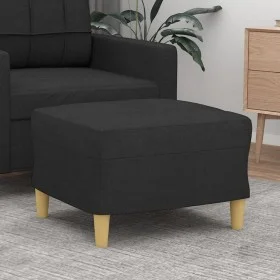 Black fabric footrest 60x50x41 cm by vidaXL, Ottomans - Ref: Foro24-349267, Price: 55,22 €, Discount: %