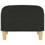 Black fabric footrest 60x50x41 cm by vidaXL, Ottomans - Ref: Foro24-349267, Price: 55,41 €, Discount: %