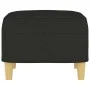 Reposapiés de tela negro 60x50x41 cm de vidaXL, Otomanas - Ref: Foro24-349267, Precio: 54,84 €, Descuento: %