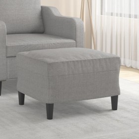Reposapiés de tela gris claro 60x50x41 cm de vidaXL, Otomanas - Ref: Foro24-349279, Precio: 58,62 €, Descuento: %