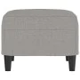 Hellgrauer Fußhocker aus Stoff, 60 x 50 x 41 cm von vidaXL, Osmanen - Ref: Foro24-349279, Preis: 53,11 €, Rabatt: %