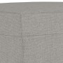 Hellgrauer Fußhocker aus Stoff, 60 x 50 x 41 cm von vidaXL, Osmanen - Ref: Foro24-349279, Preis: 58,62 €, Rabatt: %
