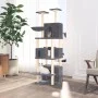Katzenkratzbaum mit dunkelgrauen Sisalstämmen 180 cm von vidaXL, Katzenmöbel - Ref: Foro24-171602, Preis: 101,95 €, Rabatt: %