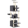 Cat scratching post with dark gray sisal posts 180 cm by vidaXL, Cat furniture - Ref: Foro24-171602, Price: 104,19 €, Discoun...