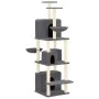 Katzenkratzbaum mit dunkelgrauen Sisalstämmen 180 cm von vidaXL, Katzenmöbel - Ref: Foro24-171602, Preis: 101,95 €, Rabatt: %