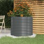 Jardinera acero galvanizado antracita 80x80x68 cm