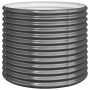 Jardinera acero galvanizado antracita 80x80x68 cm