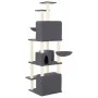 Katzenkratzbaum mit dunkelgrauen Sisalstämmen 180 cm von vidaXL, Katzenmöbel - Ref: Foro24-171602, Preis: 101,95 €, Rabatt: %
