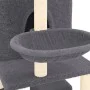 Katzenkratzbaum mit dunkelgrauen Sisalstämmen 180 cm von vidaXL, Katzenmöbel - Ref: Foro24-171602, Preis: 101,95 €, Rabatt: %