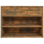 Smoked oak plywood shoe bench 60x30x45 cm by vidaXL, Shoe racks and shoe organizers - Ref: Foro24-816050, Price: 40,43 €, Dis...