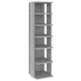 Mueble zapatero madera contrachapada gris Sonoma 27,5x27x102 cm by vidaXL, Shoe racks and shoe organizers - Ref: Foro24-81597...