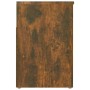 Smoked oak plywood shoe bench 60x30x45 cm by vidaXL, Shoe racks and shoe organizers - Ref: Foro24-816050, Price: 40,43 €, Dis...