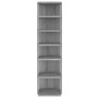 Mueble zapatero madera contrachapada gris Sonoma 27,5x27x102 cm