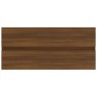 Brown oak engineered wood washbasin cabinet 100x38.5x45 cm by vidaXL, Bathroom furniture - Ref: Foro24-815659, Price: 63,23 €...