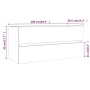 Brown oak engineered wood washbasin cabinet 100x38.5x45 cm by vidaXL, Bathroom furniture - Ref: Foro24-815659, Price: 63,23 €...