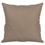 Decorative cushions 2 pcs taupe gray microfiber fabric 40x40 cm by vidaXL, Cushions - Ref: Foro24-349495, Price: 15,49 €, Dis...