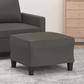Grauer Fußhocker aus Kunstleder, 60x50x41 cm von vidaXL, Osmanen - Ref: Foro24-349338, Preis: 53,07 €, Rabatt: %