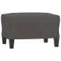 Gray synthetic leather footstool 60x50x41 cm by vidaXL, Ottomans - Ref: Foro24-349338, Price: 53,07 €, Discount: %