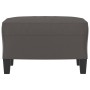 Grauer Fußhocker aus Kunstleder, 60x50x41 cm von vidaXL, Osmanen - Ref: Foro24-349338, Preis: 53,85 €, Rabatt: %