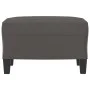 Gray synthetic leather footstool 60x50x41 cm by vidaXL, Ottomans - Ref: Foro24-349338, Price: 53,07 €, Discount: %