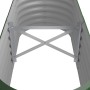 Jardinera arriate acero galvanizado verde 114x40x36 cm