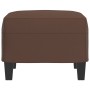 Brauner Fußhocker aus Kunstleder, 60x50x41 cm von vidaXL, Osmanen - Ref: Foro24-349337, Preis: 54,39 €, Rabatt: %